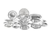 A Collection of American Silver Serving Dishes