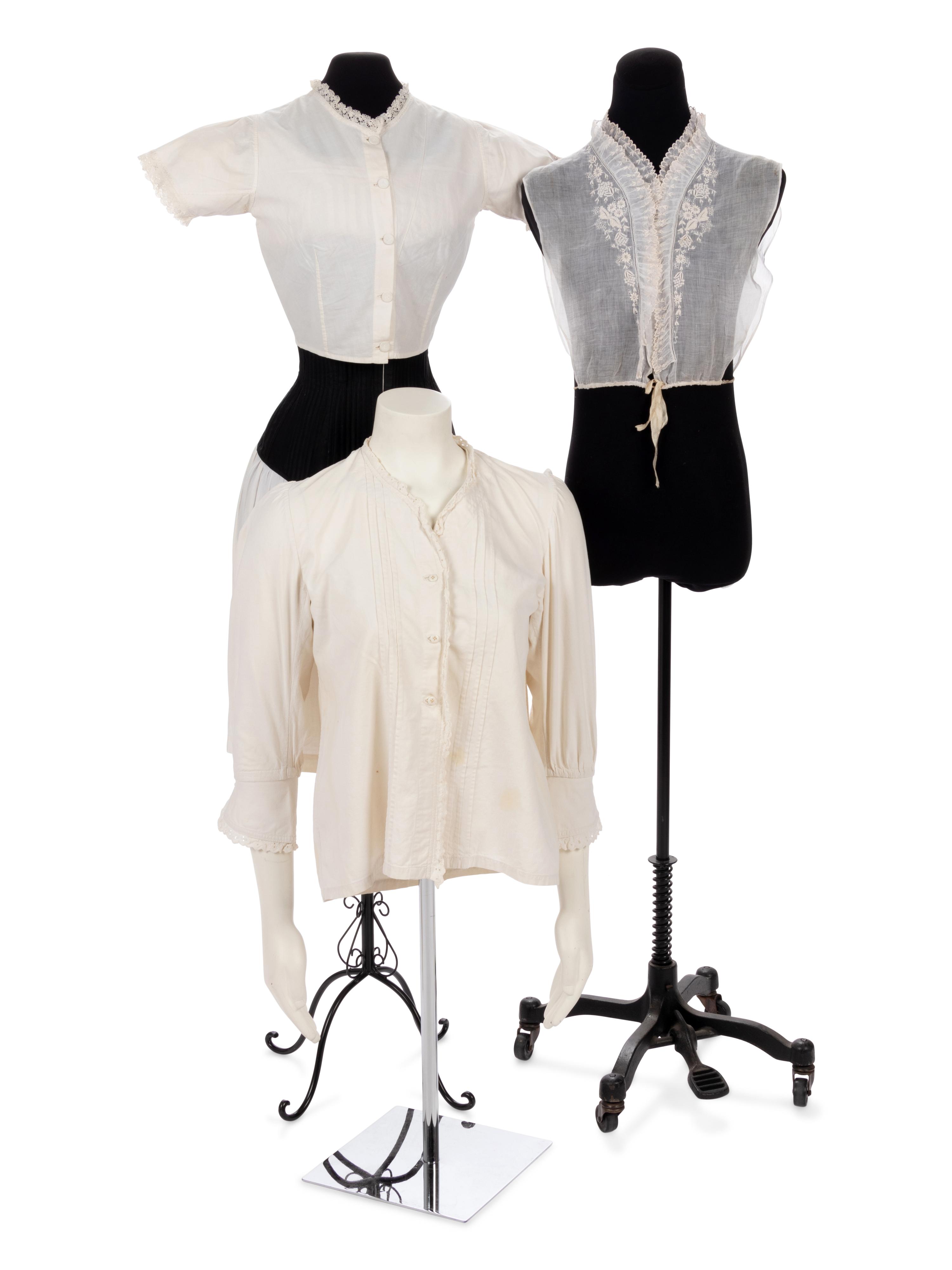 Collection of Nine 19th and 20th Century Separates, 1850-1920s