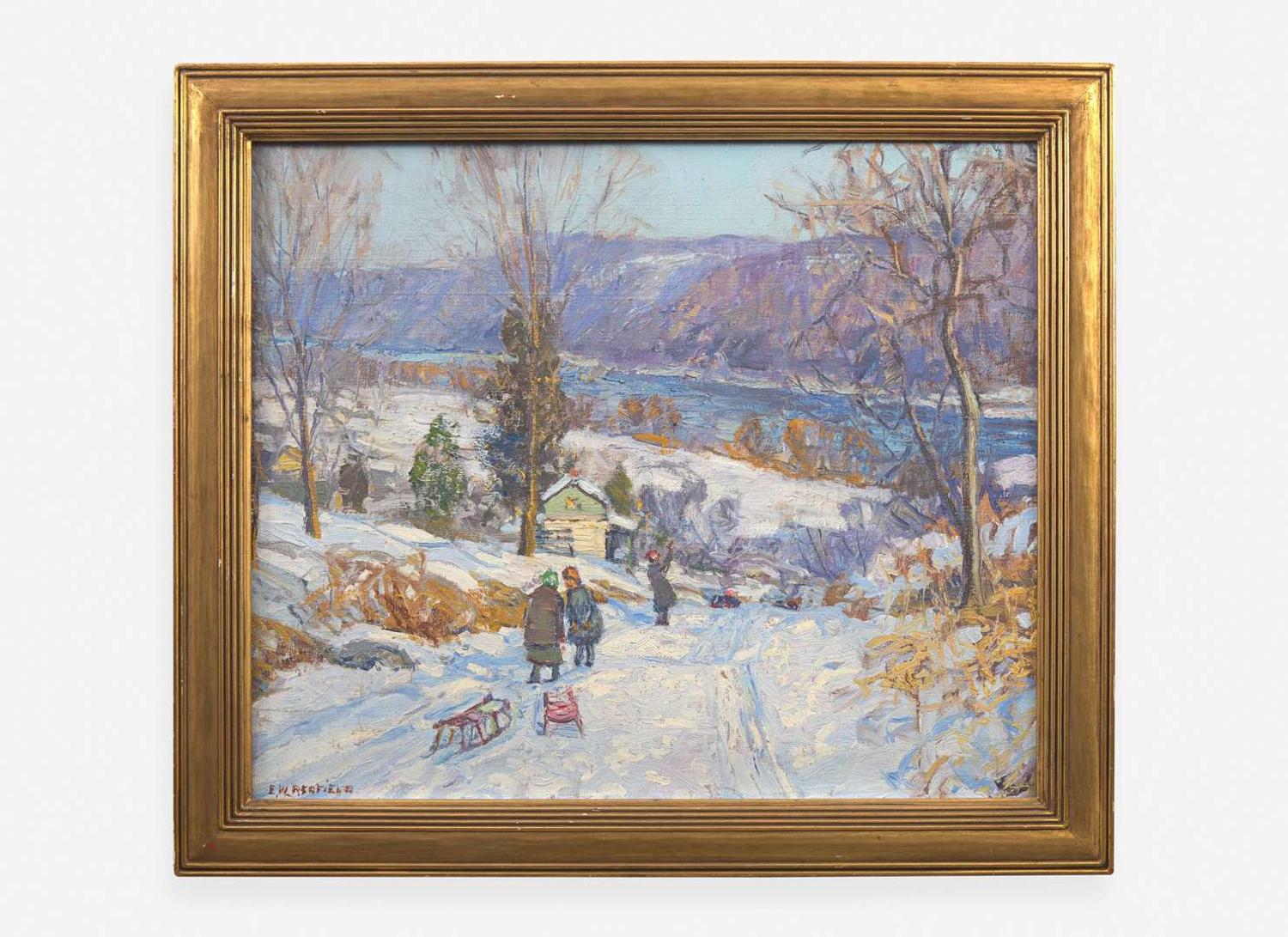 Edward Willis Redfield (American, 1869-1965) - Winter Holiday