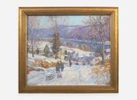 Edward Willis Redfield (American, 1869-1965) - Winter Holiday