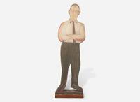 Alex Katz (American, b. 1927) - A Cutout of Philip Pearlstein