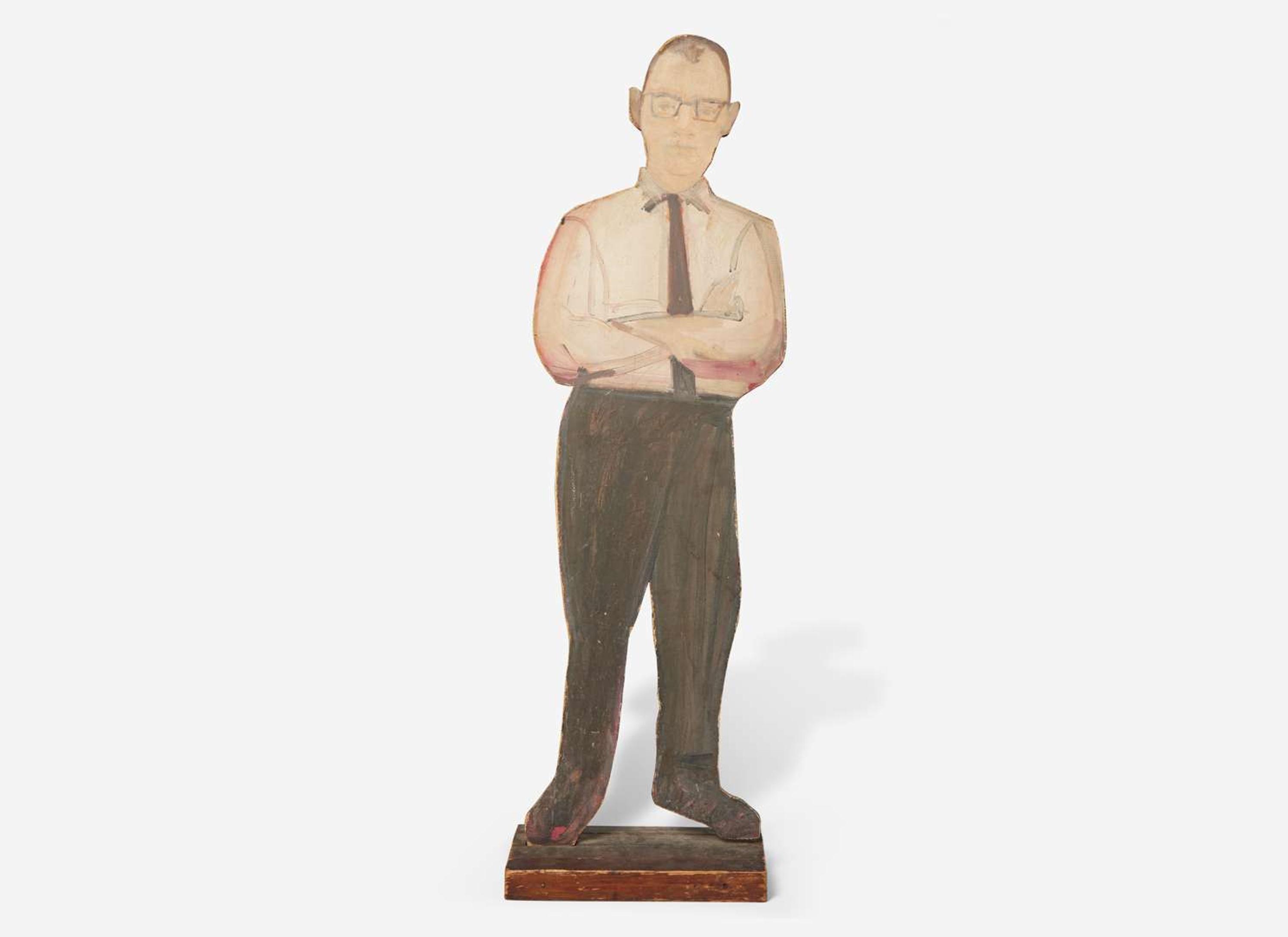 Alex Katz (American, b. 1927) - A Cutout of Philip Pearlstein
