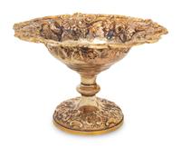 A Victorian Silver-Gilt Tazza