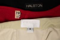Two Halston Knit Items, One Ralph Rucci Top, 1970-2000s