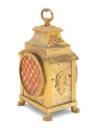 An Empire Gilt Bronze Pendule d'Officier