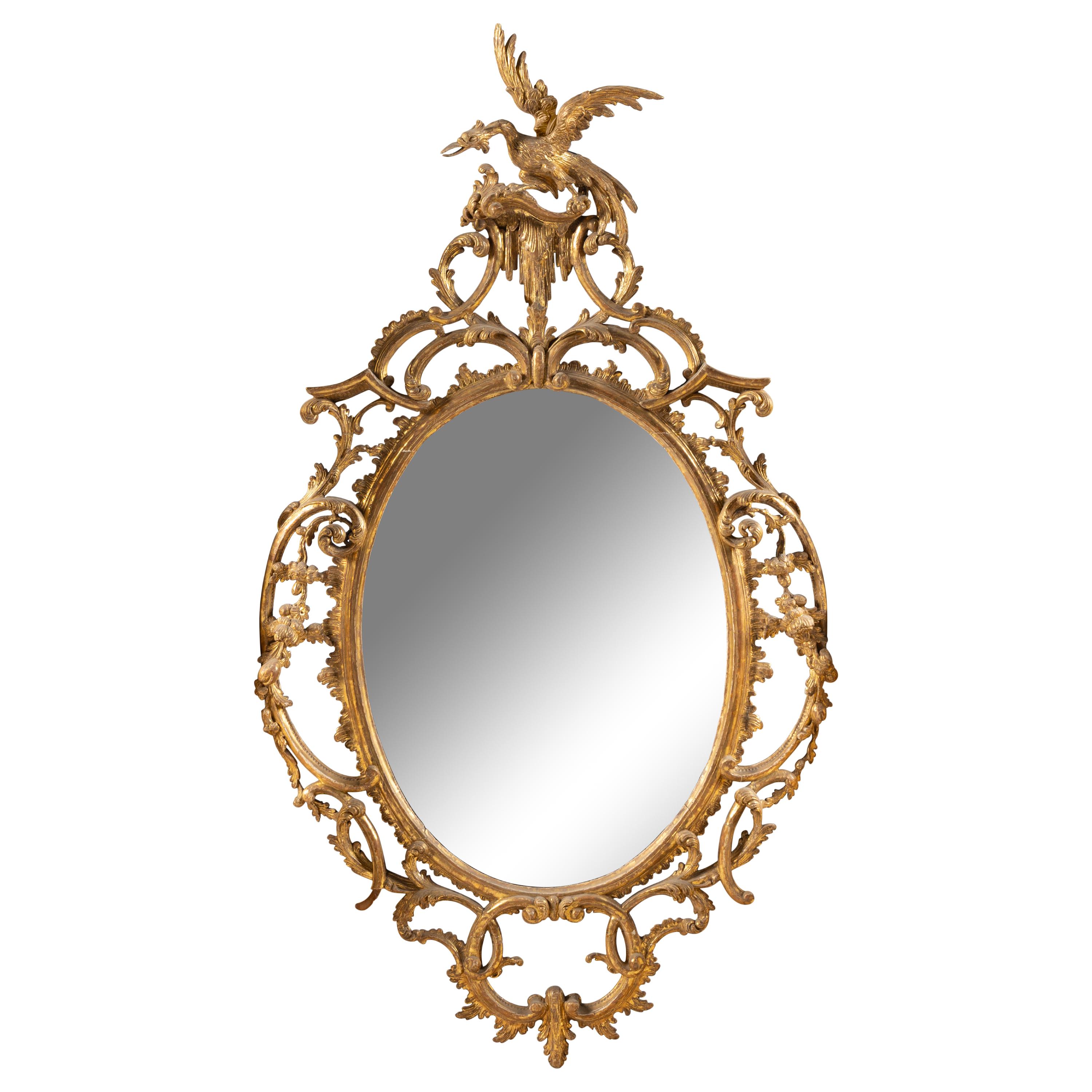 A George II Giltwood Mirror