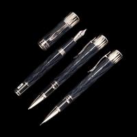 A Montblanc Limited Edition Mark Twain Fountain Pen, Rollerball Pen and Mechanical Pencil Set