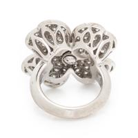 VAN CLEEF & ARPELS, DIAMOND AND WHITE GOLD 'COSMOS' RING