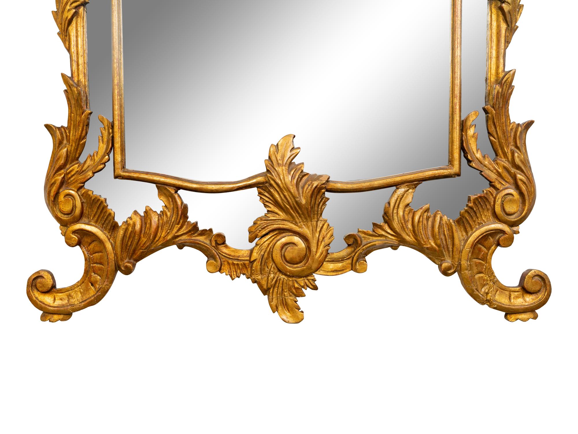 A Régence Style Giltwood Mirror
