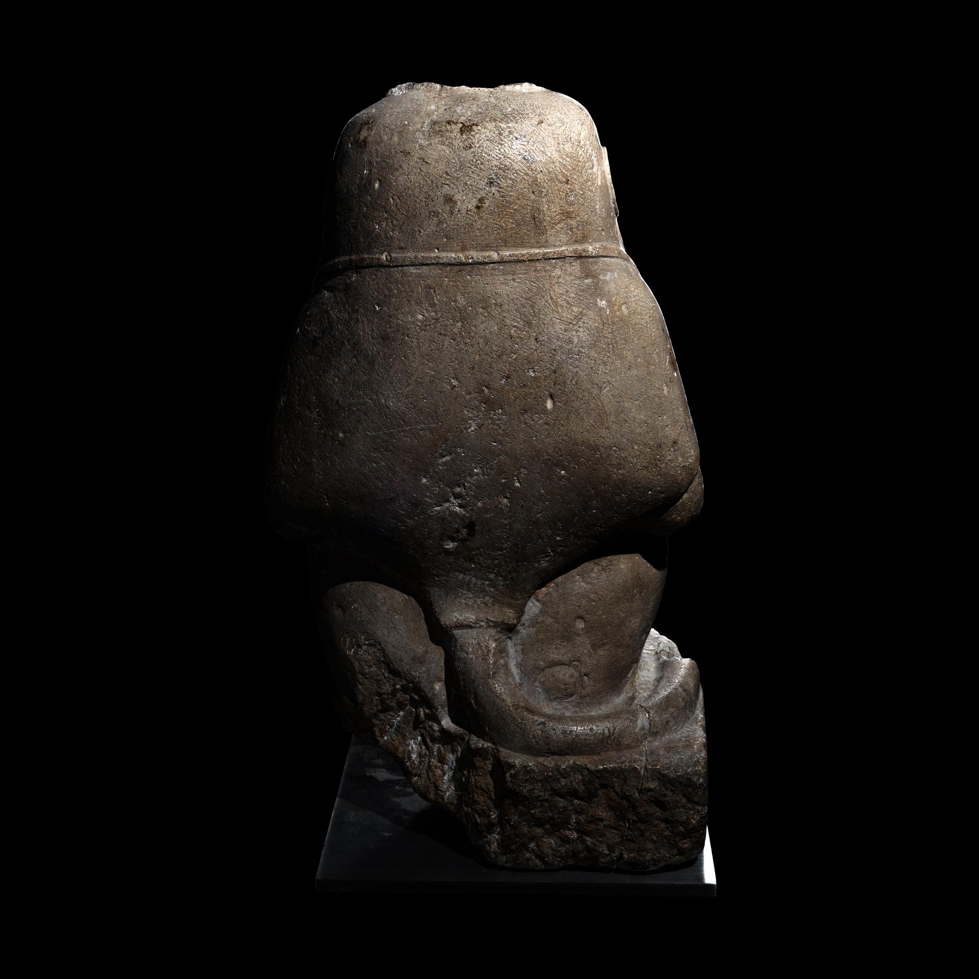 An Egyptian Limestone Baboon