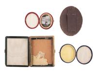 [EARLY PHOTOGRAPHY]. 21 assorted velvet image cases.
