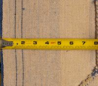 A Modern Blue and Yellow Wool Rug