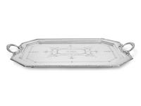 An English Silver-Plate Tray Retailed by Spaulding & Co.
