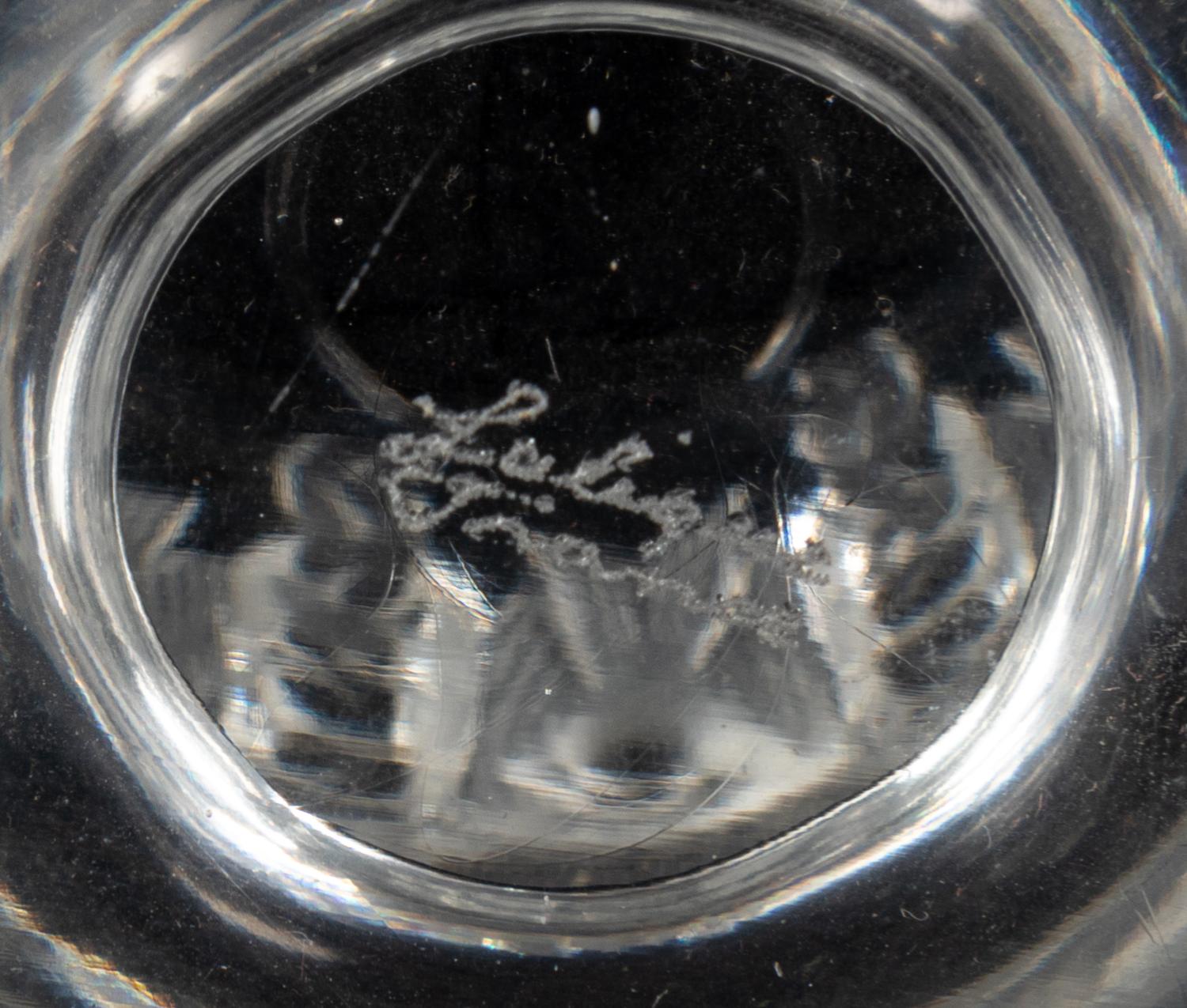 A Group of Frosted Glass Articles