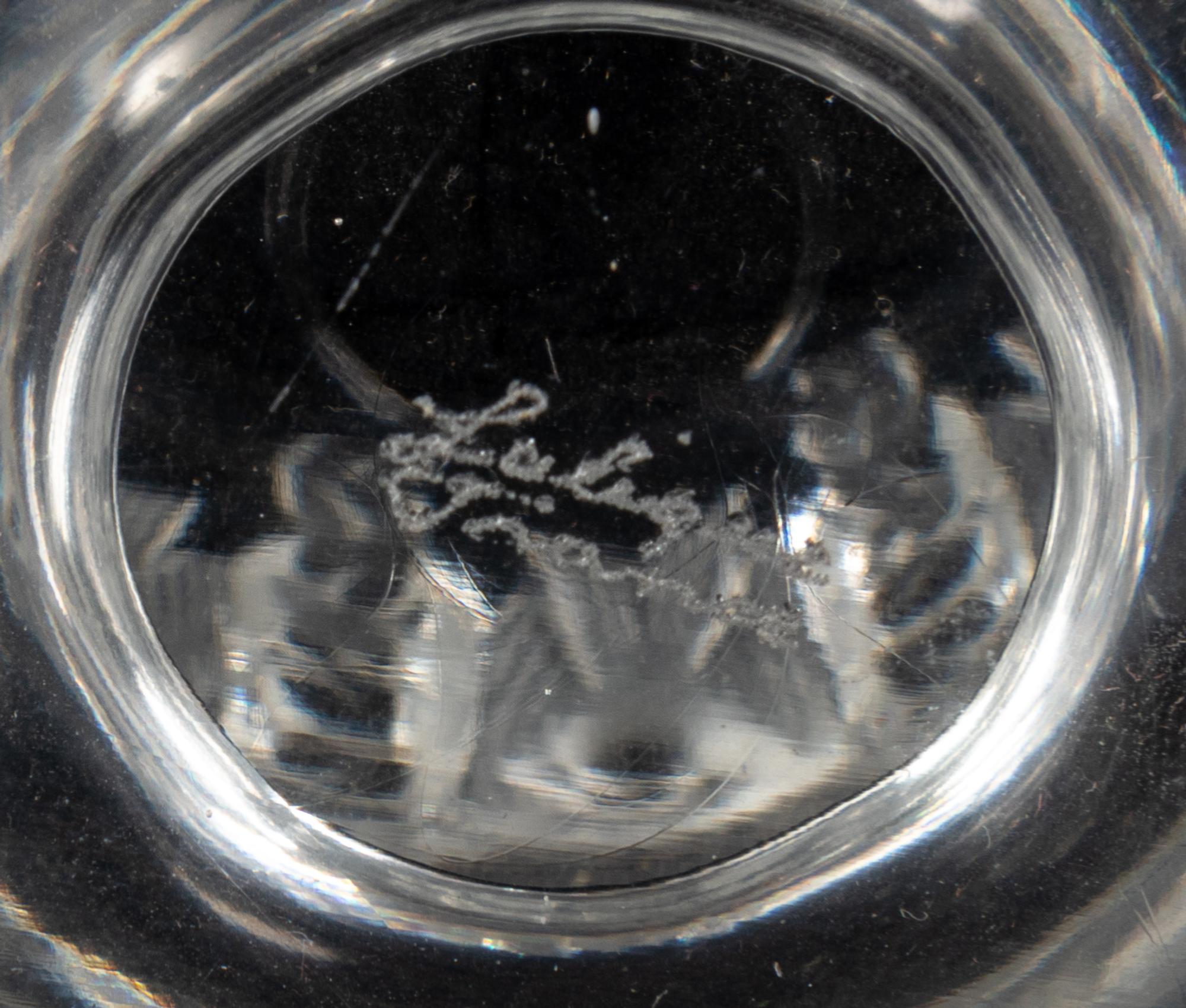 A Group of Frosted Glass Articles