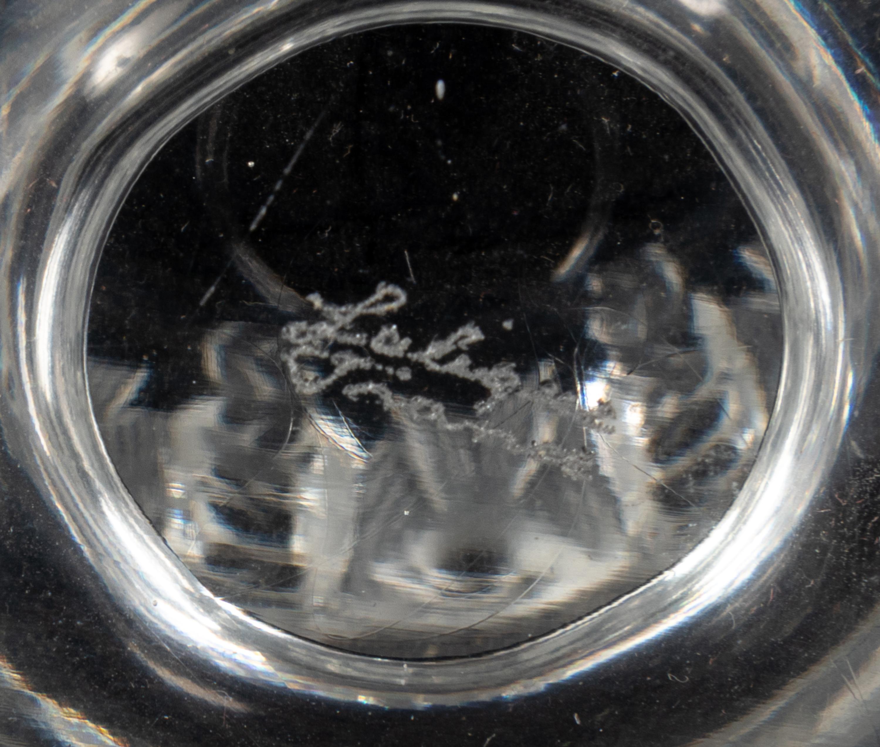 A Group of Frosted Glass Articles