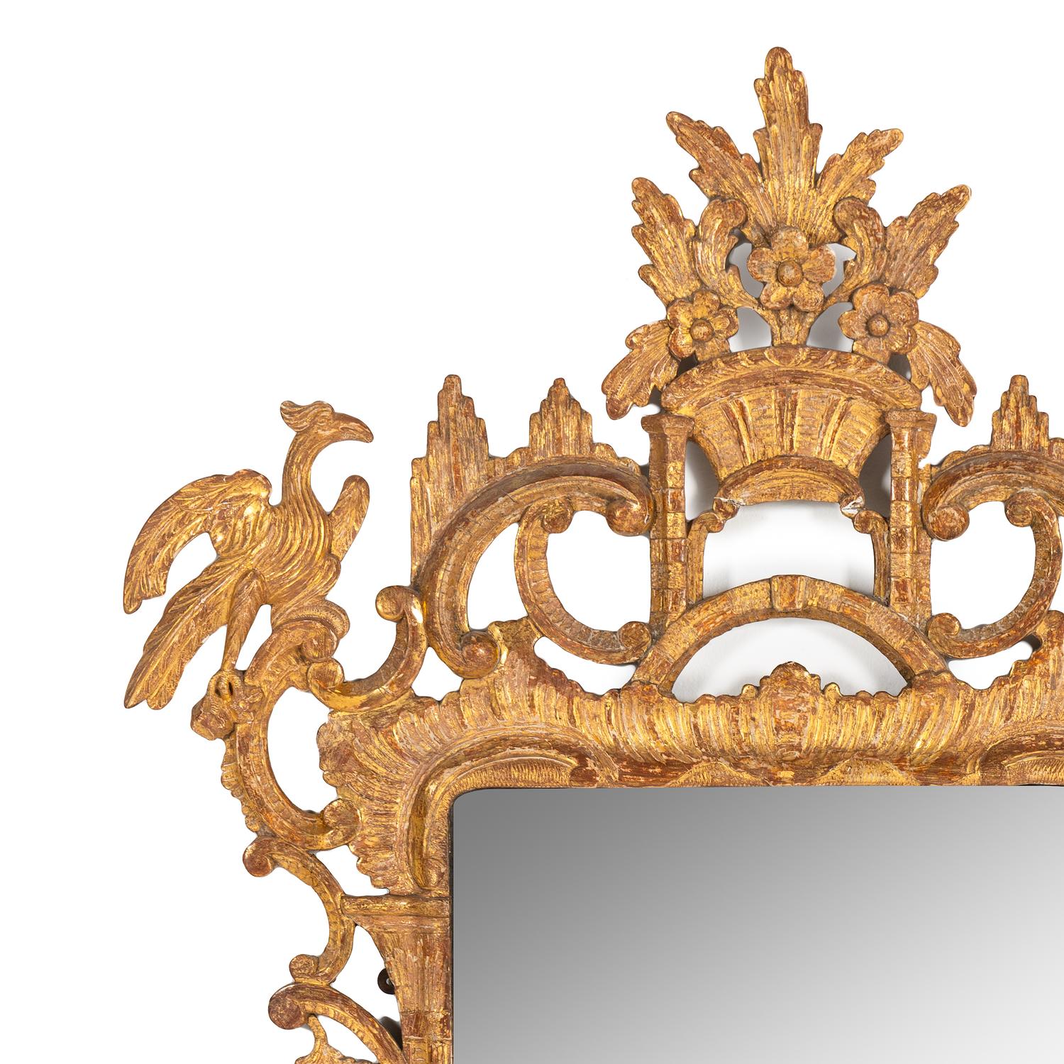 A George III Giltwood Mirror