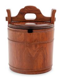 A Huanghuali Teapot Container and Cover