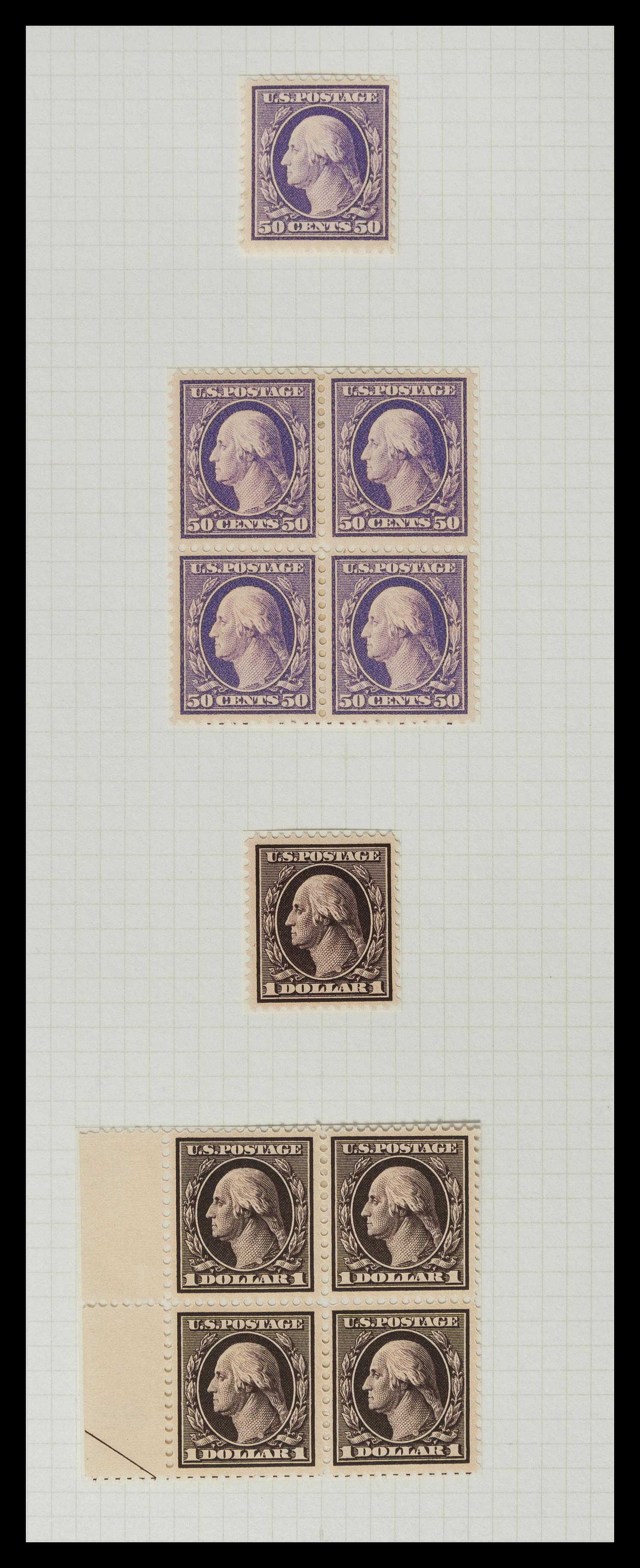 A Collection of United States Regular Issue Stamps — 1902-1912