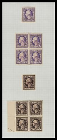 A Collection of United States Regular Issue Stamps — 1902-1912