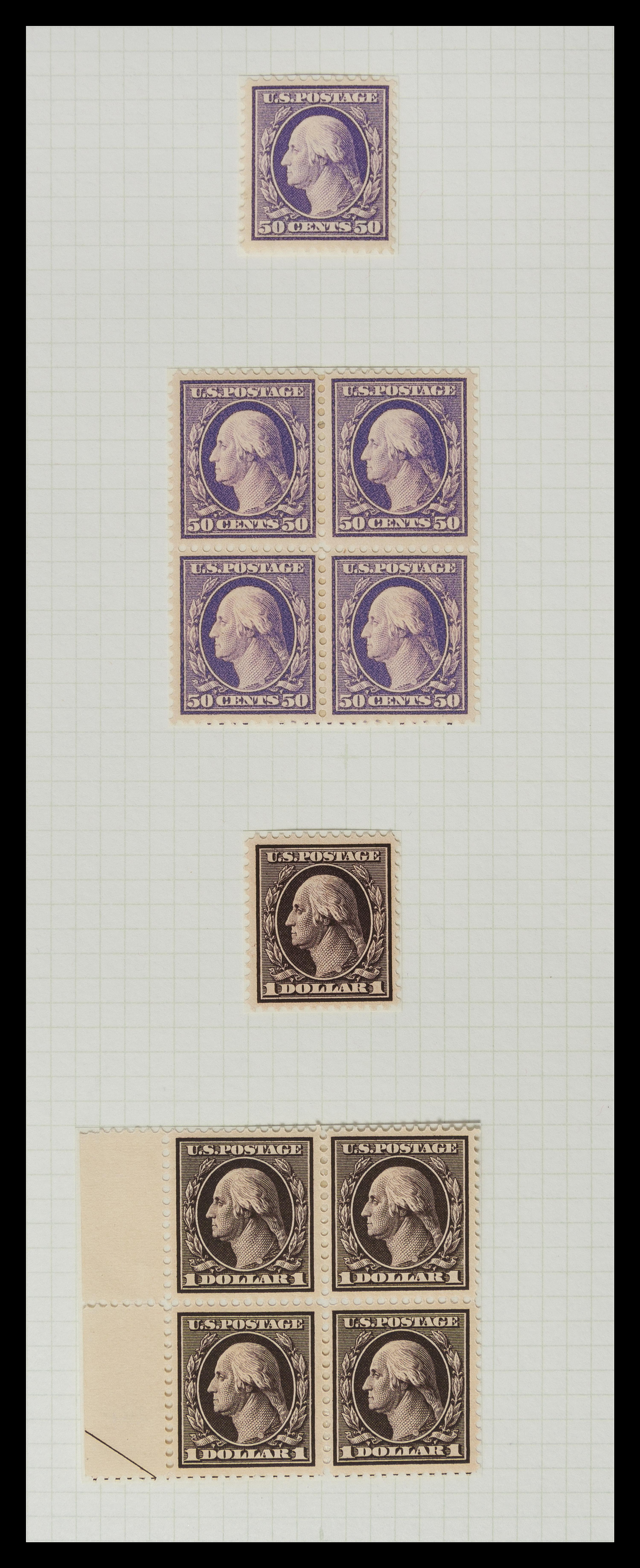 A Collection of United States Regular Issue Stamps — 1902-1912