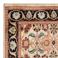 A Kirman Rug and Runner