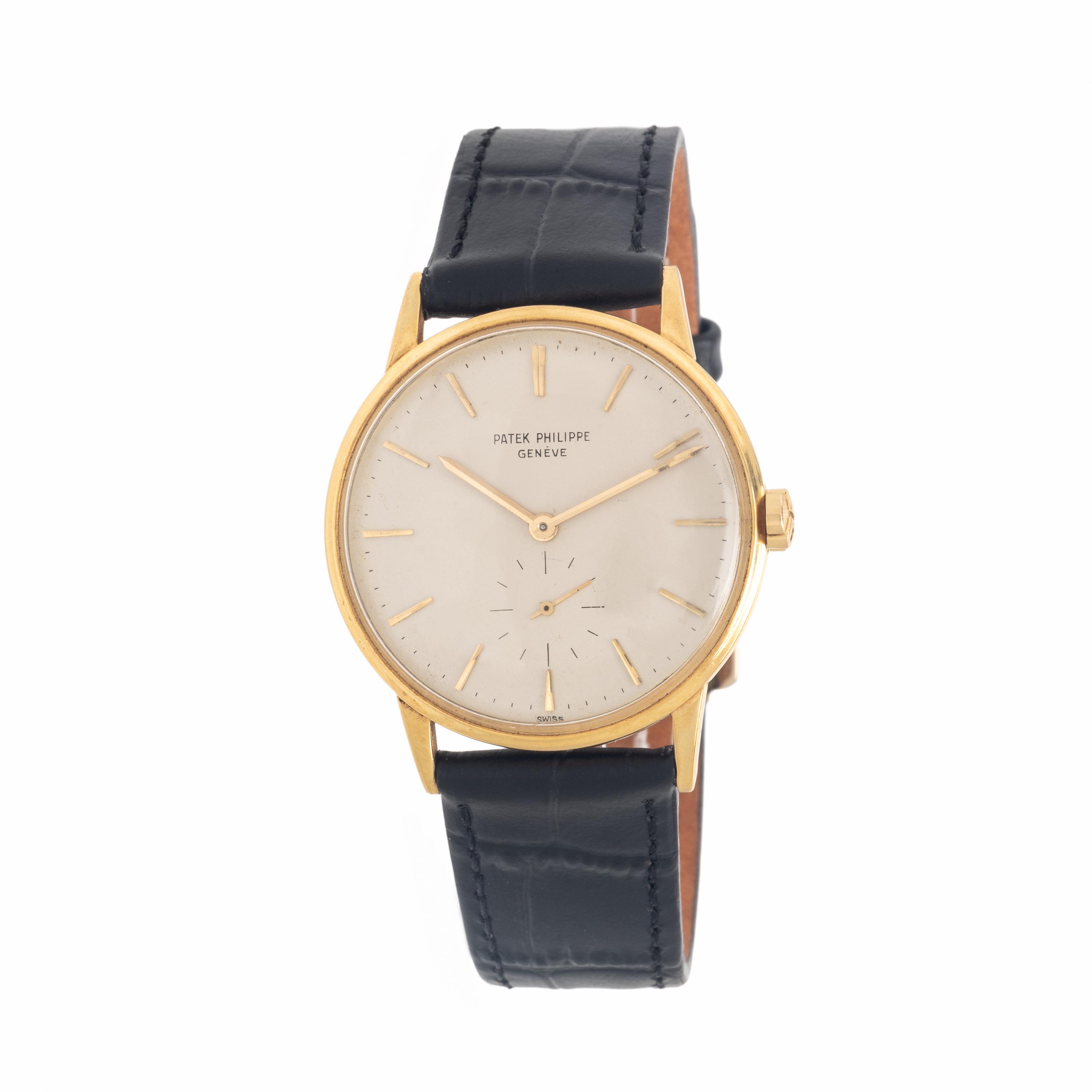 Patek Philippe, Ref. 3425, 18K Yellow Gold 'Calatrava' Watch, A Gift from Virginia Johnson to Dr. William H. Masters - authors of “Human Sexual Response”