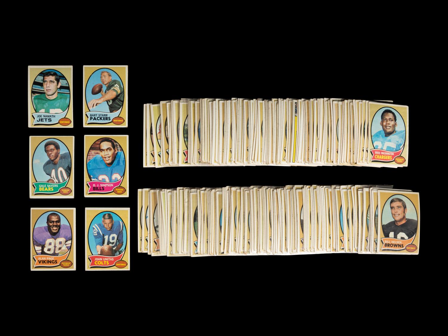 A Complete Set of 1970 Topps Football Cards (263/263)