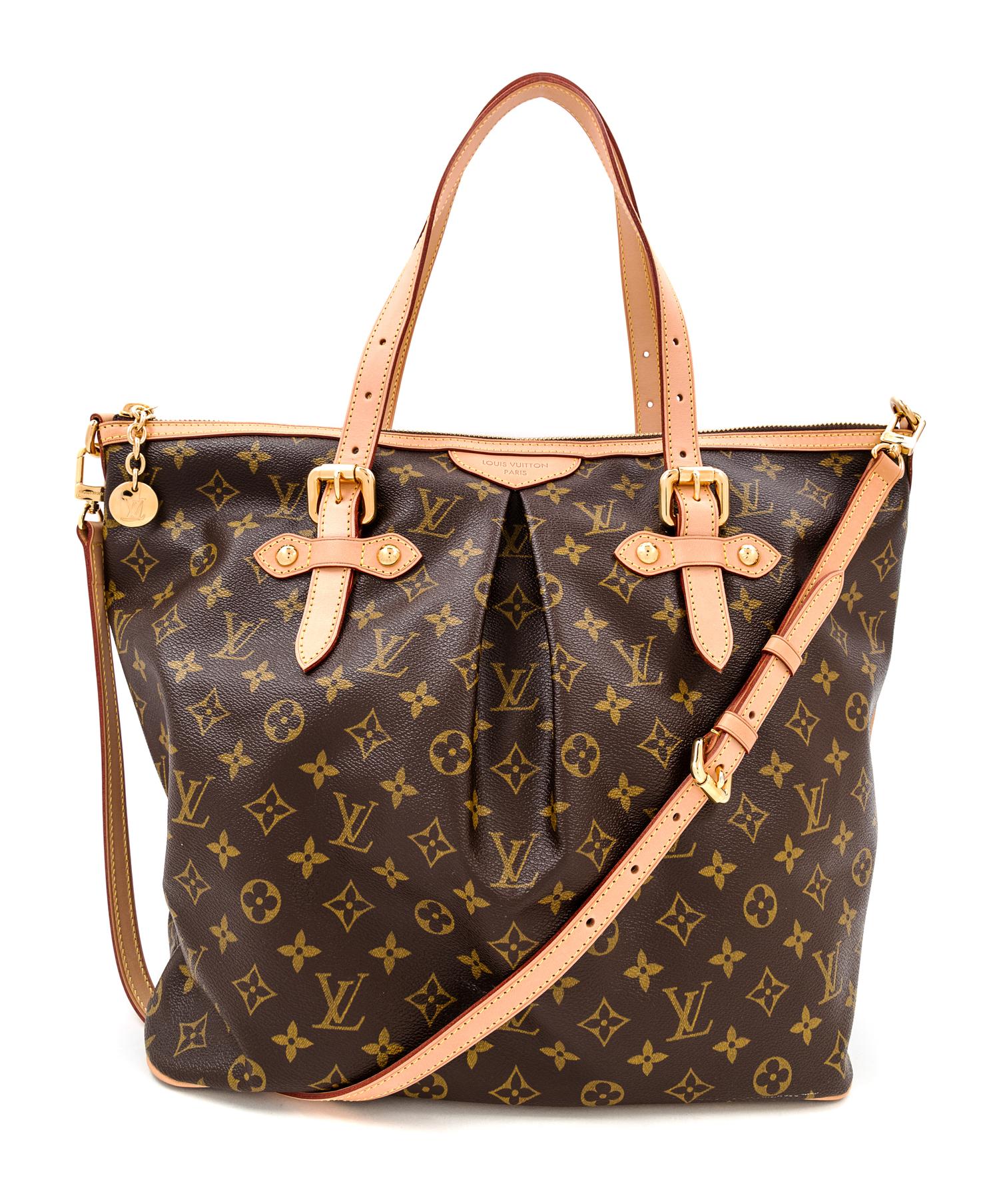 A Louis Vuitton Monogram Canvas Palermo GM Bag, 14" x 14" x 7.25".