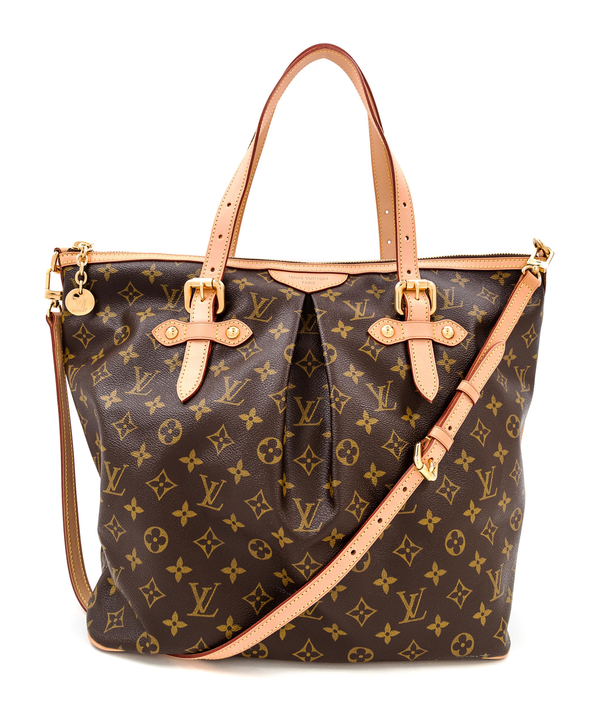 A Louis Vuitton Monogram Canvas Palermo GM Bag, 14" x 14" x 7.25".