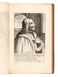 [PORTRAITS]. T heatrum honoris in quo nostri Apelles, saeculi seu Pictorum, qui patrum nostrorum memoria vixerunt celebriorum praecipue quos Belgium tulit, verae et ad vivum expressae imagines in aes incisa exhibentur . Amsterdam: Joannes Janssonius, 1618.