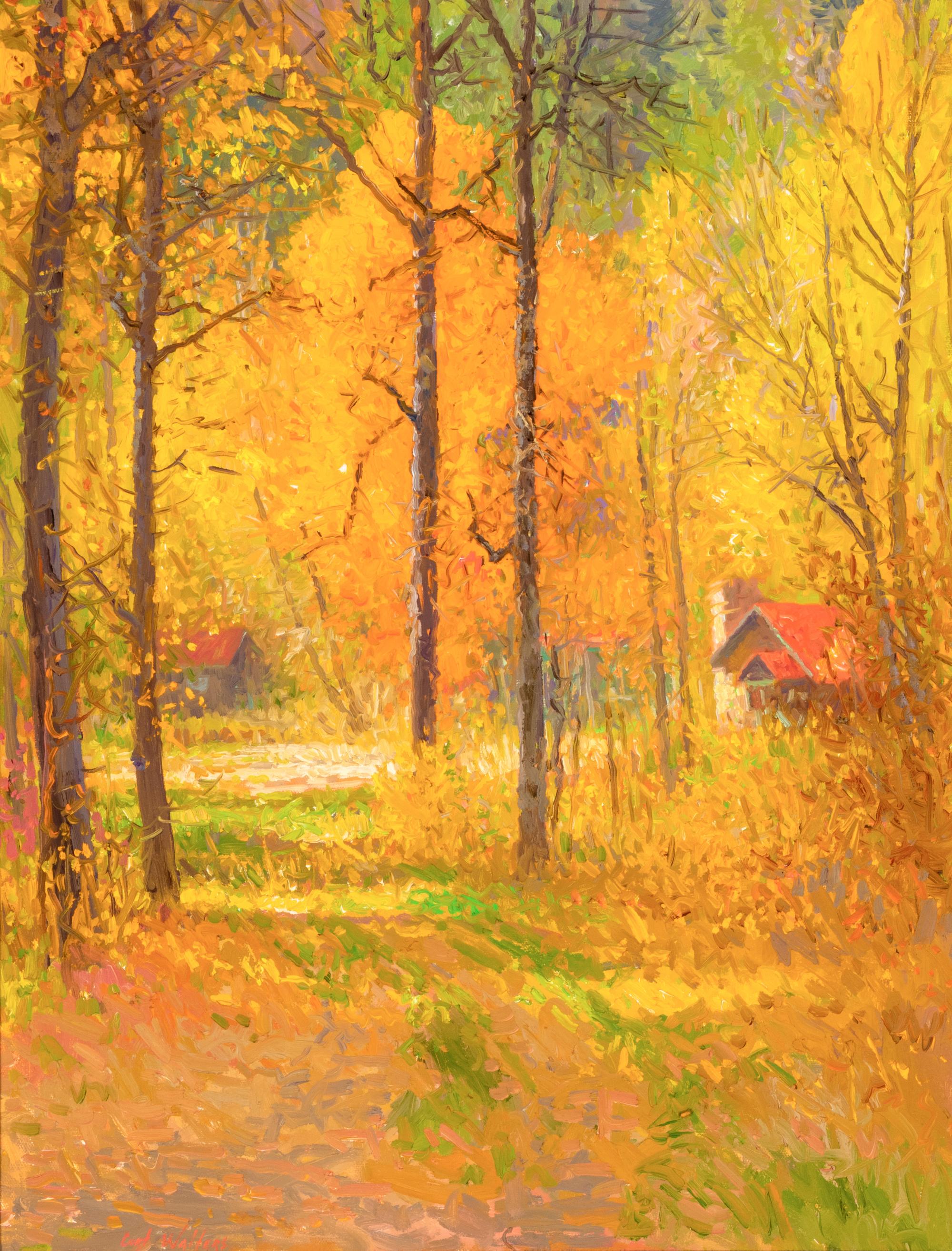 Red Roof and Maples , 1990
