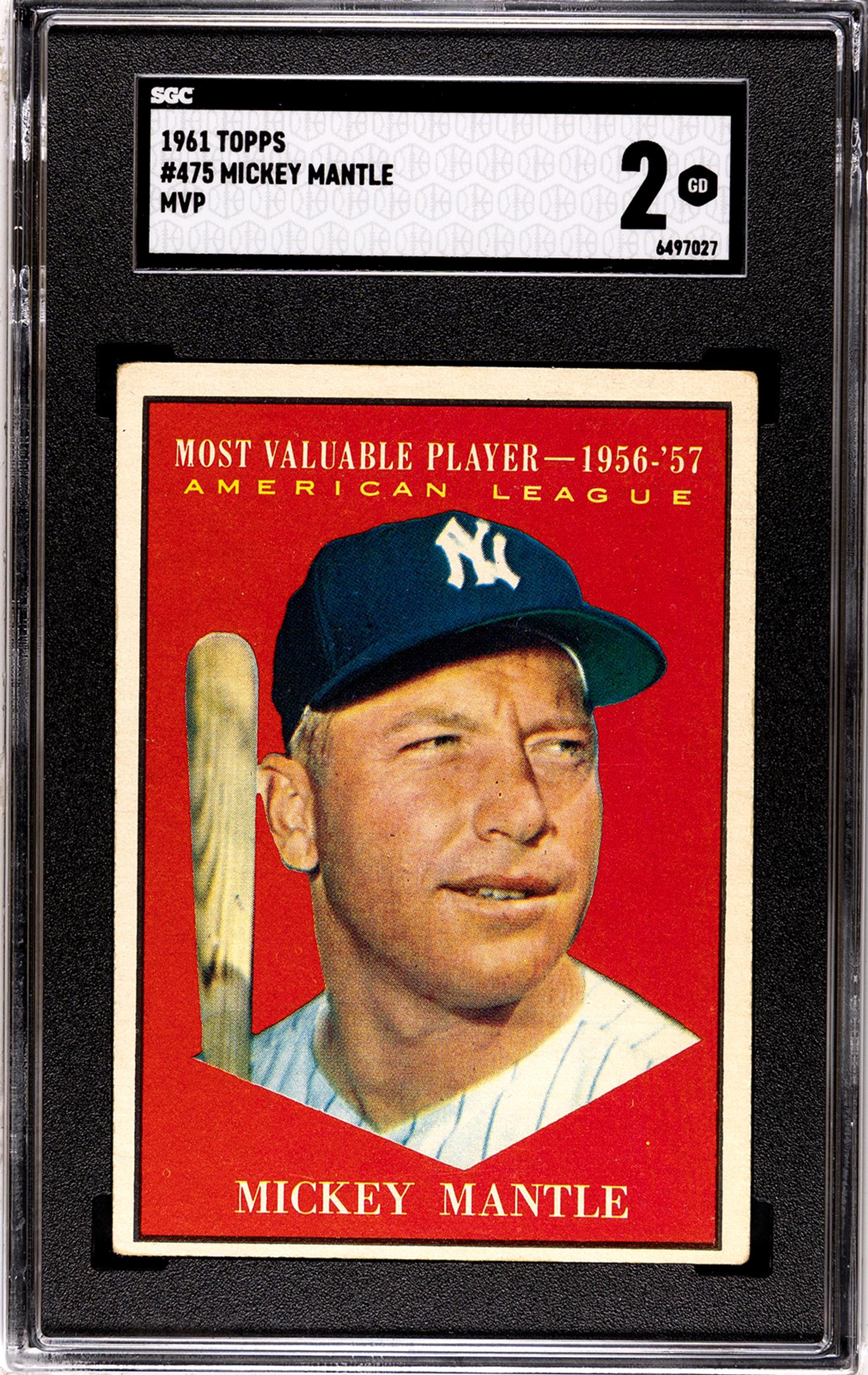 A Complete Set of 1961 Topps Baseball Cards Including SGC Graded Key Cards (589/589),