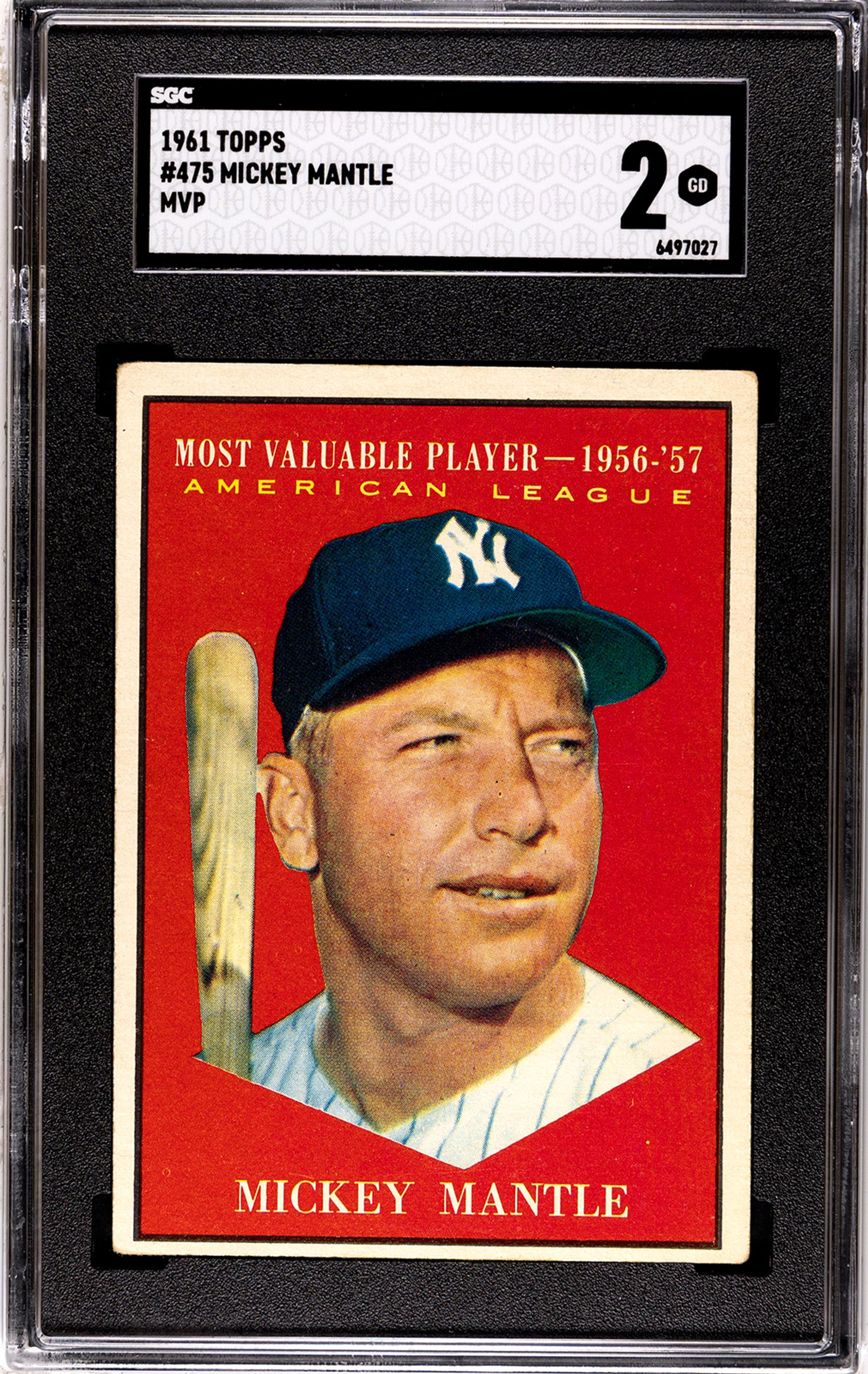 A Complete Set of 1961 Topps Baseball Cards Including SGC Graded Key Cards (589/589),