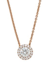 ROSE GOLD AND DIAMOND NECKLACE