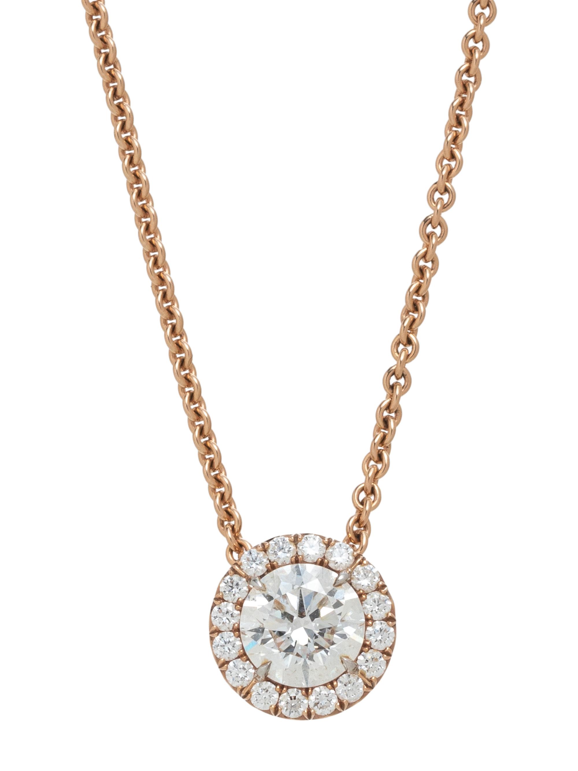 ROSE GOLD AND DIAMOND NECKLACE