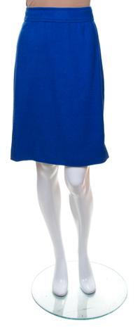 A Group of Three Courreges Skirts, Mint and navy, Size A, blue Size B.