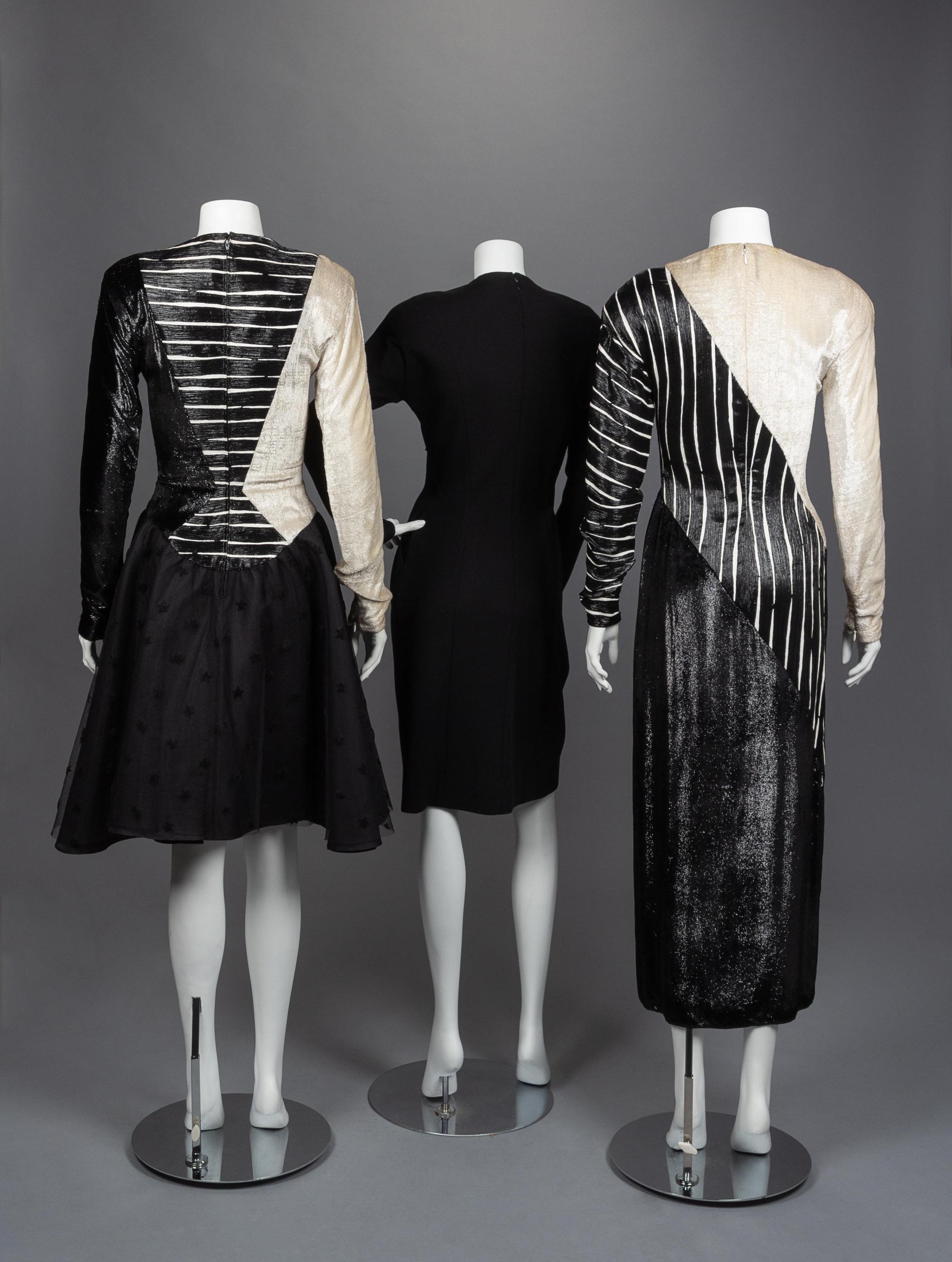 Three Geoffrey Beene Dresses, Fall 1986