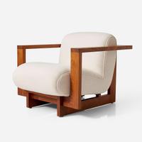 Vladimir Kagan (American, 1927-2016) Cubist Chair, Model 6724A, and Child's Cubist Club Chair, Vladimir Kagan Design Group, USA, designed 1967, the present lot circa 2005