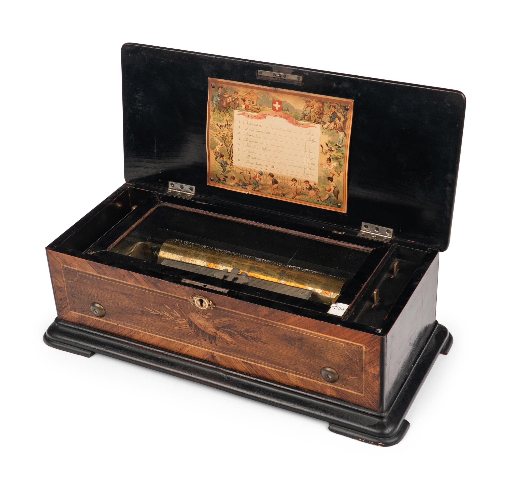 A Swiss Cylinder Music Box