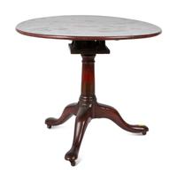 A George III Red Lacquered and Japanned Tea Table — 18TH/19TH CENTURY