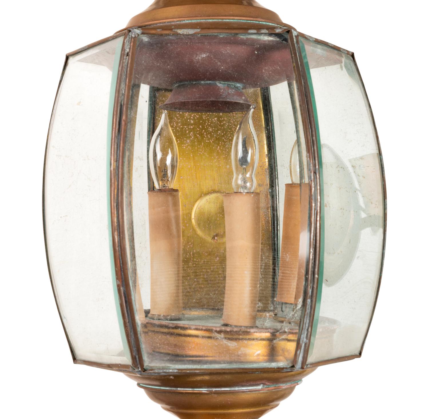 A Pair of Continental Brass Carriage Lanterns