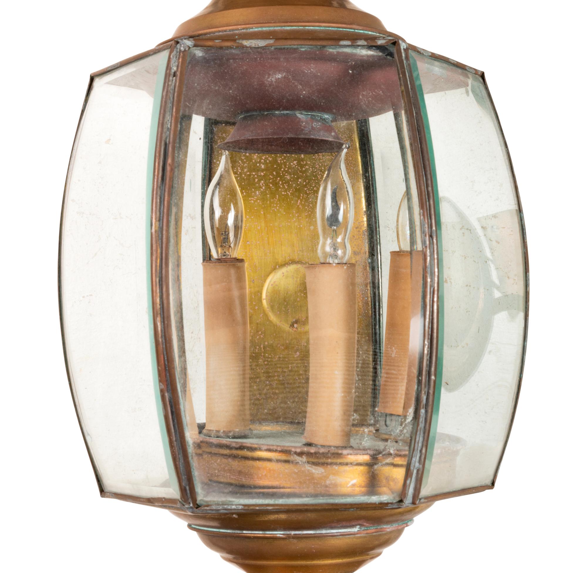 A Pair of Continental Brass Carriage Lanterns