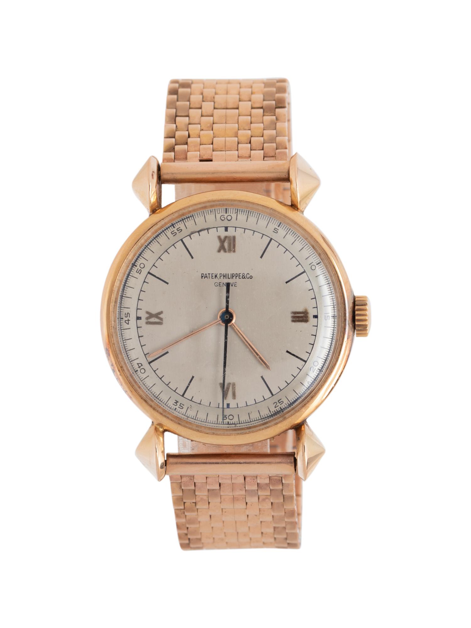 PATEK PHILLIPE, REF. 1536 18K PINK GOLD WATCH