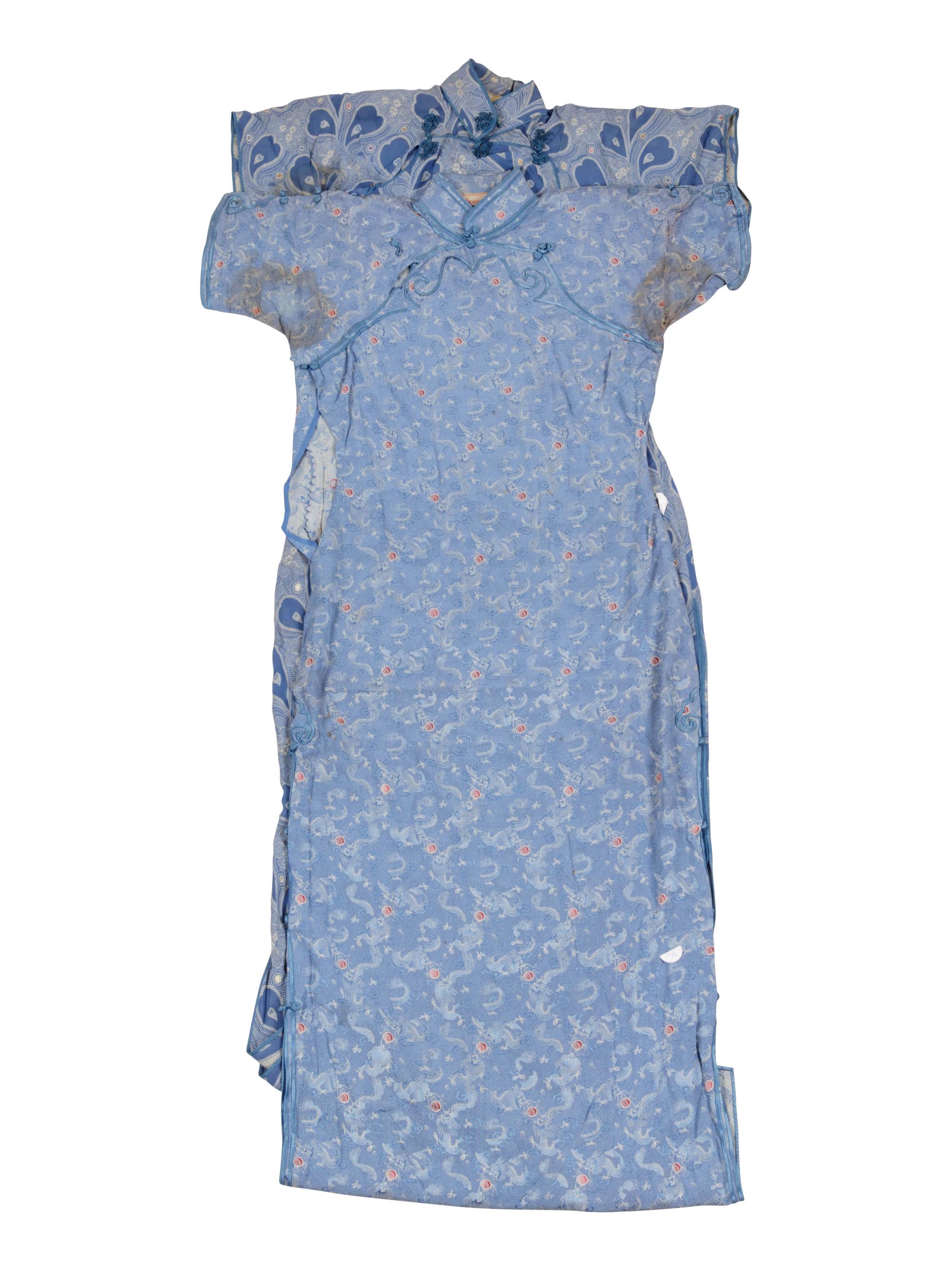 Four Chinese Silk Woven Lady's Cheongsam, Qipao