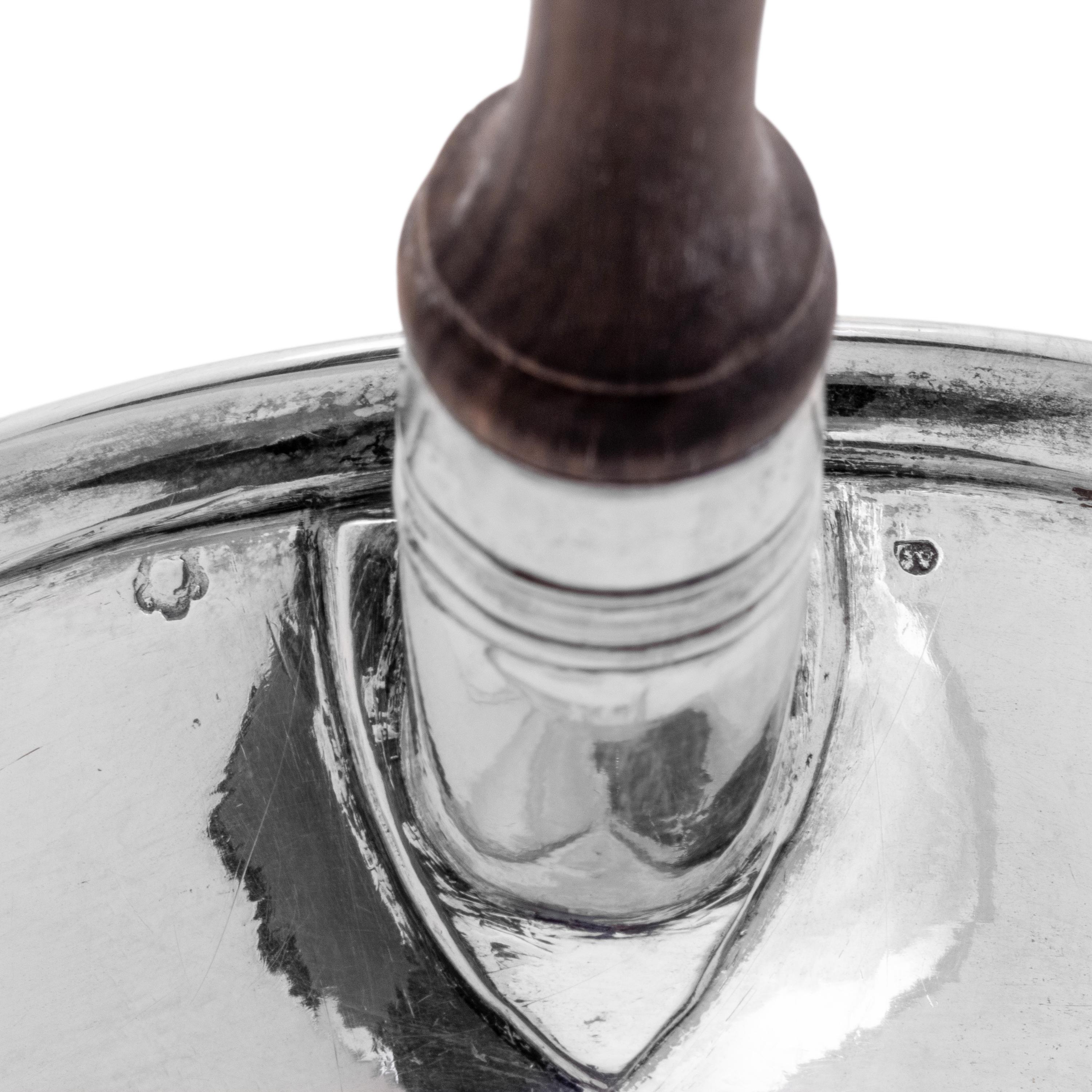 An Austrian Silver Covered Sauce Warmer