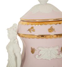 A French Porcelain Lavabo and Basin with Bisque Figures