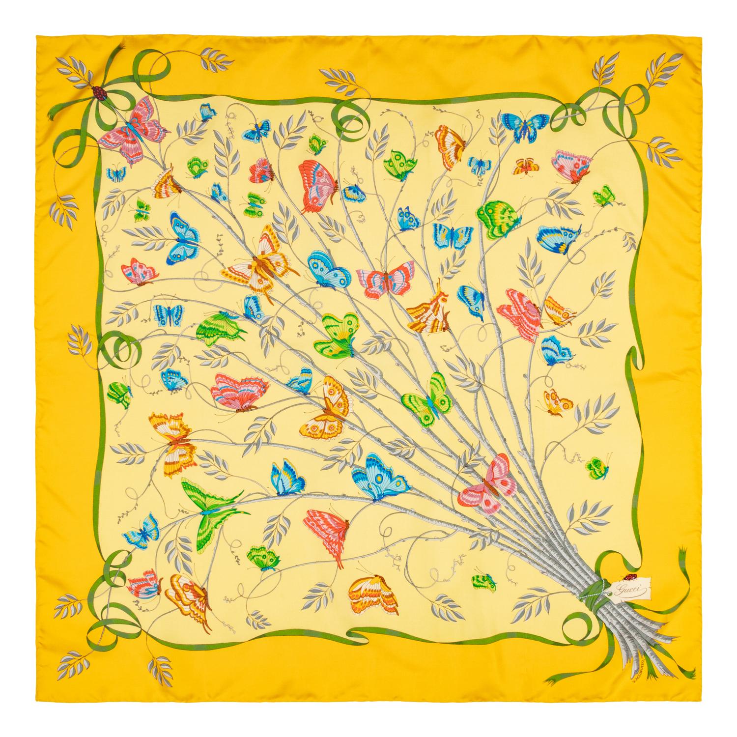 Six Designer Silk Scarves