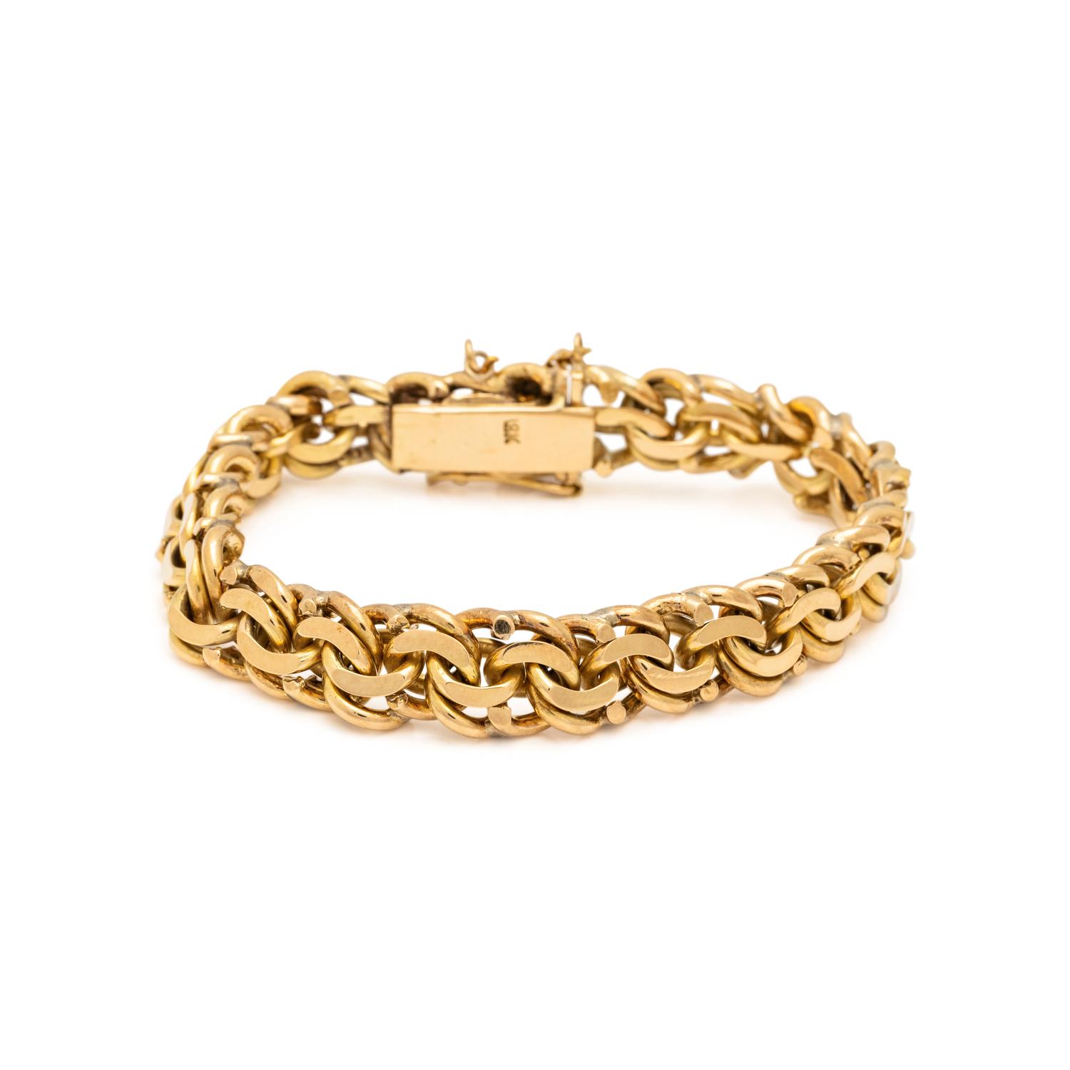 YELLOW GOLD BRACELET