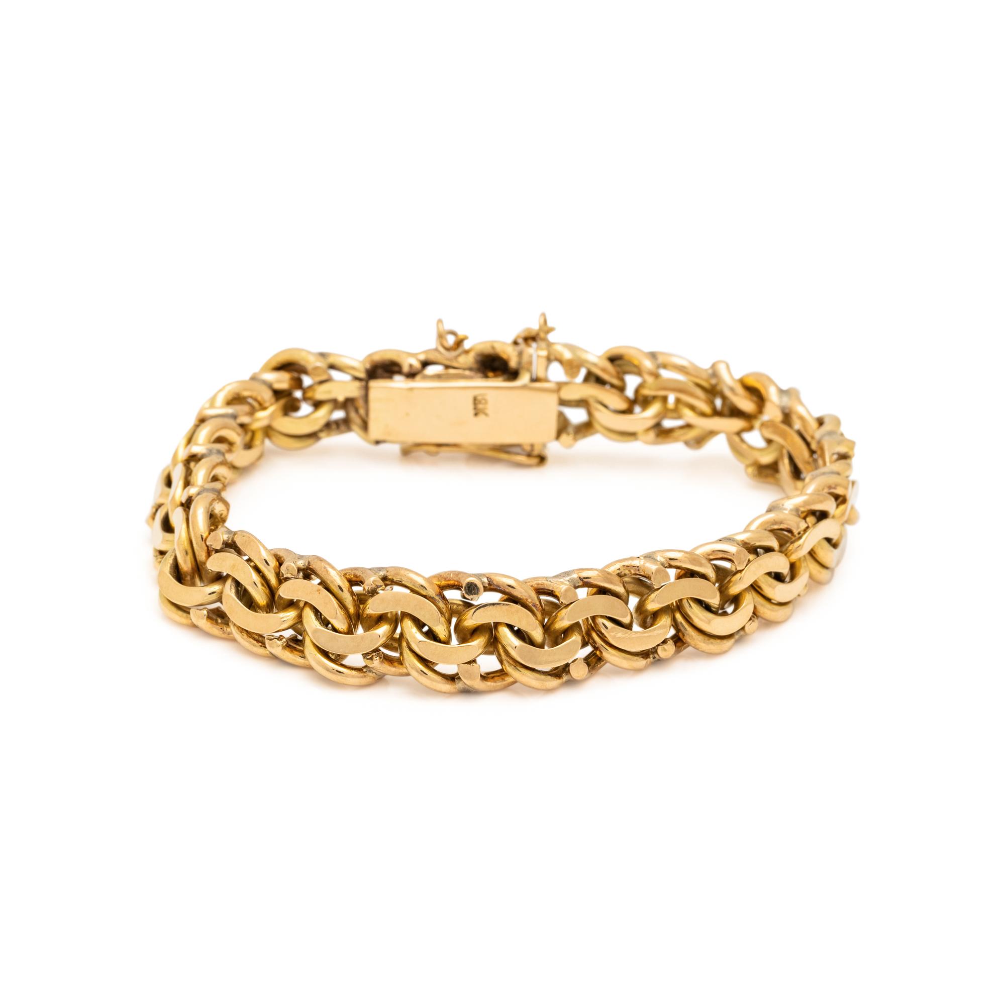 YELLOW GOLD BRACELET
